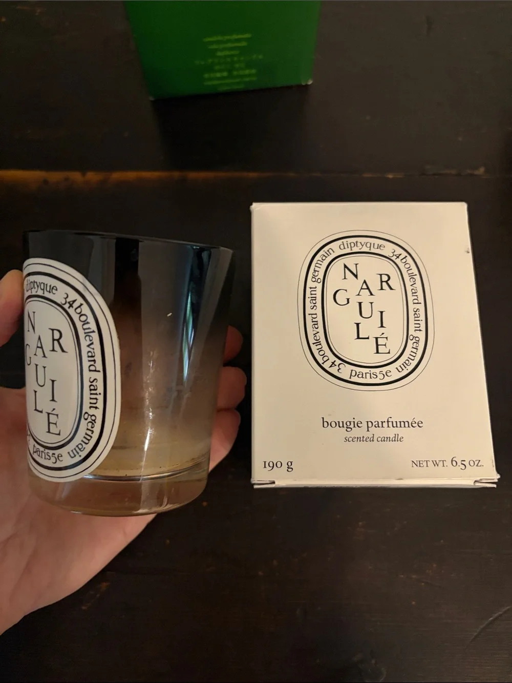 Diptyque 'Narguilé' EMPTY Scented Candle with Glass Holder -